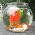 Goldfish Bowl Desktop Transparent Plastic Aquarium Round